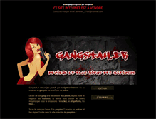 Tablet Screenshot of gangstah.fr